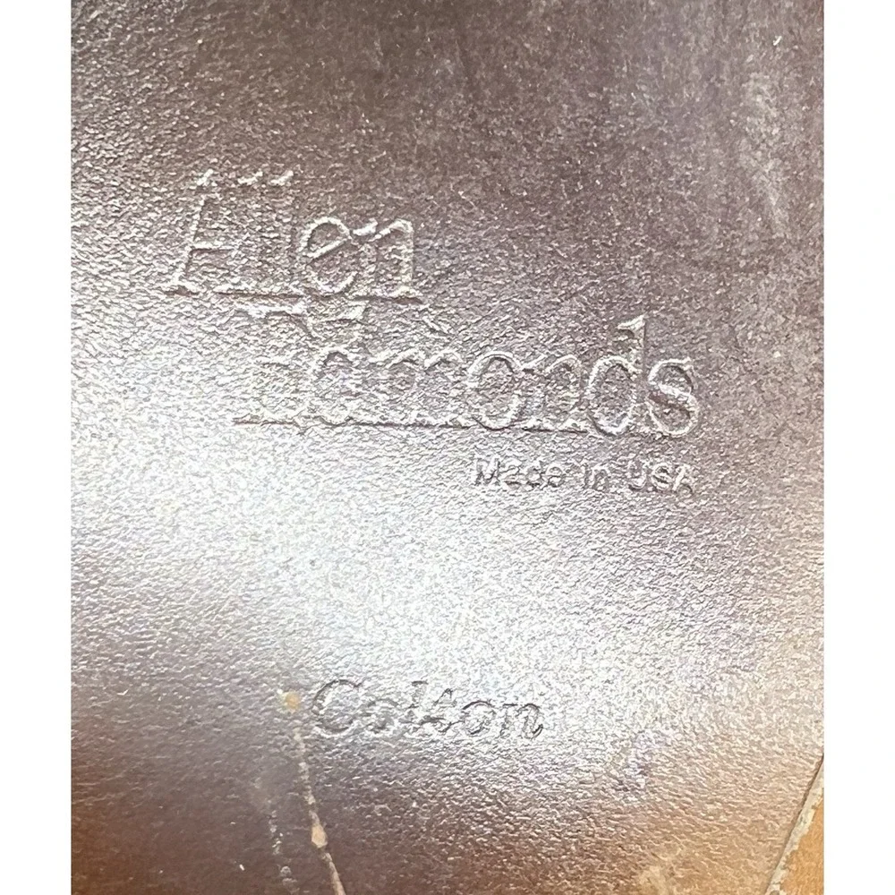 Allen Edmonds Colton Black Leather Medallion Cap Toe Oxfords‎ USA Men's Size 9.5
